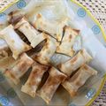 ☆yopipi's cooksnap of when they made ☆餃子の皮☆さつまいもチーズスティック.