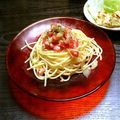 ろんぷ～'s cooksnap of when they made ツナとトマトの冷製パスタ.