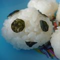 きえまま's cooksnap of when they made コロコロ～❀パンダおにぎり♬.