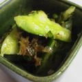 はっぴーはりぼ's cooksnap of when they made 梅たたきキュウリ❤.