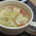 アツカ's cooksnap of when they made トマトレタス卵の塩中華スープ。.