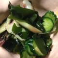 あかぷり's cooksnap of when they made わかめとキュウリとタコの酢の物.