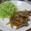 さっちとなっち's cooksnap of when they made 豚肉の生姜焼き.