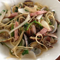 キャメロンjp's cooksnap of when they made アサリの酒蒸し風和風パスタ.