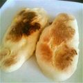 mihokarine's cooksnap of when they made 薄力粉とベーキングパウダーで手作りナン。.