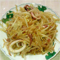 にゃんちうさん's cooksnap of when they made ◆簡単うま！イカともやしのガーリック炒め.