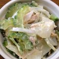 cynon's cooksnap of when they made ゴーヤとツナの味噌マヨサラダ.