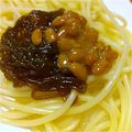 Elly’s's cooksnap of when they made 超簡単 もずく納豆パスタ.