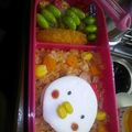 あっぷるん's cooksnap of when they made 【キャラ弁】はんぺんdeにわとり.