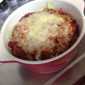 tamaki✦'s cooksnap of when they made 野菜のおかず♪茄子とキャベツのピザ風.