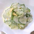 RoomA's cooksnap of when they made キュウリとタマゴのさっぱりサラダ.