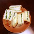 華やんスキスキ's cooksnap of when they made きゅうりのサンドイッチ.