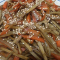 momo_kumi's cooksnap of when they made ♢ごま香る♪きんぴらごぼう♢.
