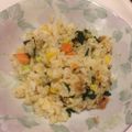 ＊mimi05＊'s cooksnap of when they made 離乳食・幼児食☆納豆チャーハン.