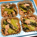 ねこ好き♪'s cooksnap of when they made 弁当に☆冷凍OK！小松菜とツナの炒め煮.