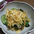 yuiyui0405's cooksnap of when they made ***うざく★鰻と胡瓜の酢のもの***.