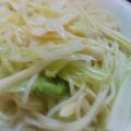 Rミルフィーユ's cooksnap of when they made 春キャベツとたけのこのアンチョビパスタ.
