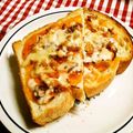 てらよう's cooksnap of when they made 簡単にピザ気分トースト.