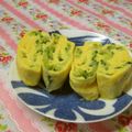 赤い電話's cooksnap of when they made お弁当☆ゴーヤチャンプル玉子焼き.