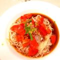 go005's cooksnap of when they made 爽やかトマトのぶっかけ素麺.