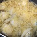 mahorou's cooksnap of when they made ホッとするね♪キャベツと鶏ミンチのスープ.