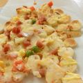 こうたんとまいたん's cooksnap of when they made さくさく！お麩ピザ！.