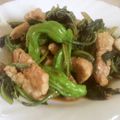 双子のダンジョン's cooksnap of when they made 夏バテ解消!!豚肉とほうれん草の辛子炒め.