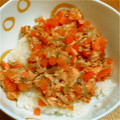 になぱぱ's cooksnap of when they made 息子が大好きな☆ひき肉と玉ねぎの卵とじ.
