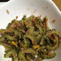 ドリスキ's cooksnap of when they made 簡単おつまみ★ゴーヤの胡麻あえ.