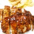 umebotan's cooksnap of when they made ★☆★ガツンと！ソースカツ丼★☆★.