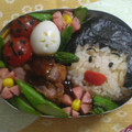 わはは猫's cooksnap of when they made 幼稚園弁当✿ちびまる子ちゃん.