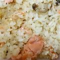 saotty's cooksnap of when they made 鮭の牛乳炊き込みごはん.