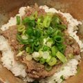 wmamikow's cooksnap of when they made 鰯のなめろう丼.