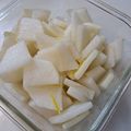 NEKOほっぺ's cooksnap of when they made 作り置き、柚子大根。.