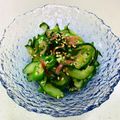 あっこ姉's cooksnap of when they made オクラ☆きゅうり☆大葉の爽やか酢の物.
