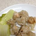 えるべべ's cooksnap of when they made お手軽♪蒸し器いらずの海老シュウマイ☆.