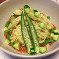 amiruキッチン's cooksnap of when they made 焼きナスとトマトの冷製パスタ.
