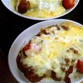 kママ４１８７'s cooksnap of when they made 焼きチーズカレー.