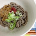 まちゃぉ's cooksnap of when they made 梅納豆のさっぱりお蕎麦☆.