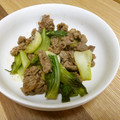 そらてんママ's cooksnap of when they made 簡単☆大根葉と牛肉のオイスターソース炒め.