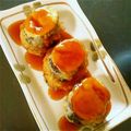 mmm39's cooksnap of when they made なすのひき肉はさみ揚げ.