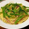 みゆうの's cooksnap of when they made 簡単まな板要らず！大葉とツナの冷製パスタ.
