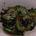 月下深淵's cooksnap of when they made キュウリと韓国海苔のナムル.