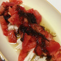 naruminmi's cooksnap of when they made トマトのとろろもずく酢.