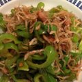 zyagagori's cooksnap of when they made ピーマンとじゃこの梅醤油炒め.