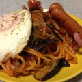 yanagy120's cooksnap of when they made ♪失敗しないナポリタン♥目玉焼きつき♪.