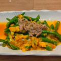 SEIKOREAN's cooksnap of when they made あと一品＠いんげんと卵の味噌炒め.