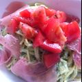 くららママ♡'s cooksnap of when they made 簡単おいしー♡冷製アボガドクリームパスタ.