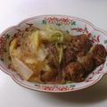 chippyちゃん's cooksnap of when they made 肉だんごと白菜の煮物.