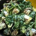 真愛ママ's cooksnap of when they made たこと空芯菜のマヨネーズあえ.